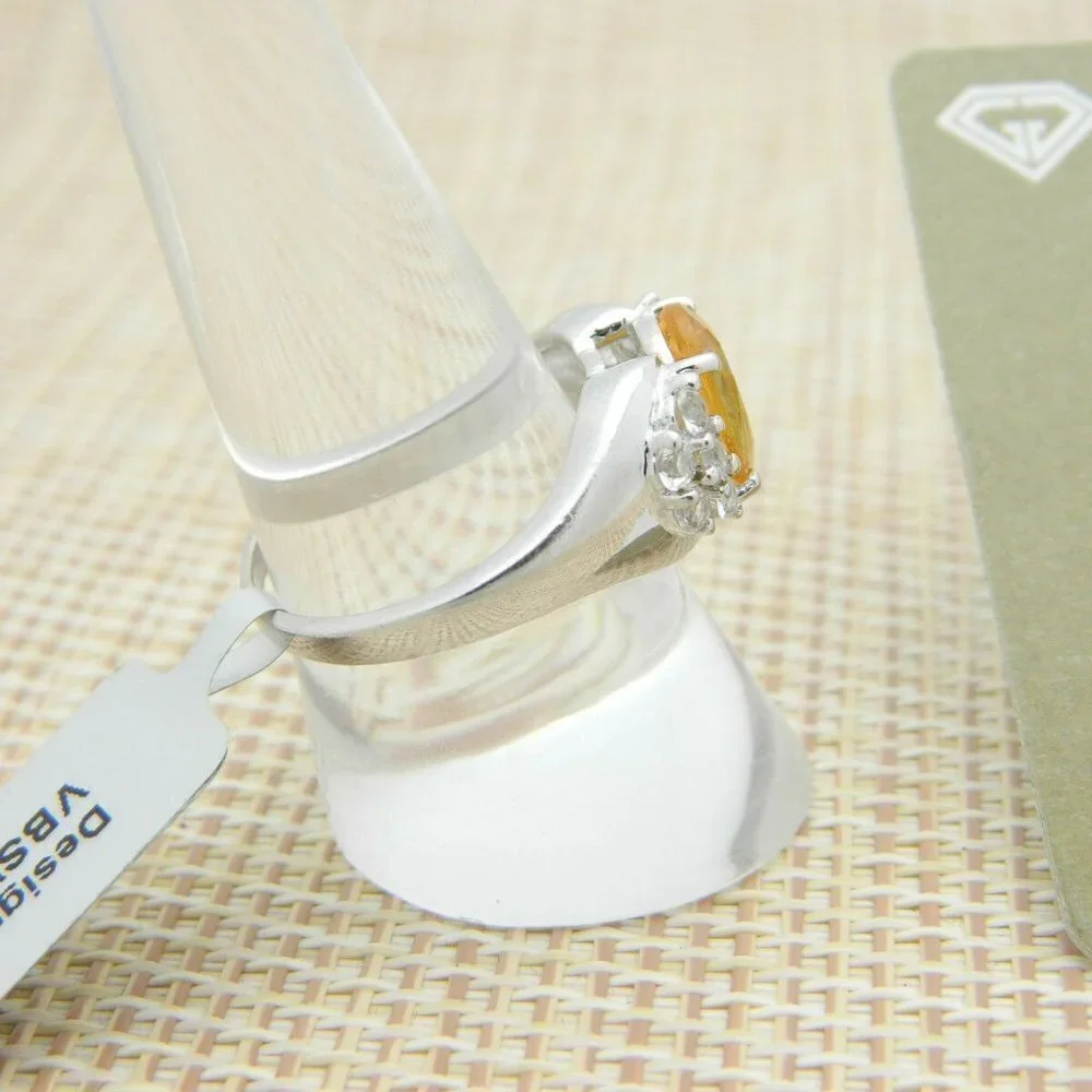 Rio Grande Citrine White Topaz Sterling Silver